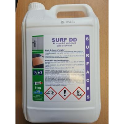 Nettoyant Détergent Désinfectant Sols et Surfaces SANET SURF DD 2 X 5 Litres