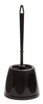 Brosse WC + BAC plactique noir