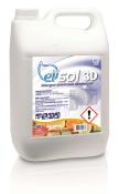 ELISOL 3D Dtergent dsinfectant dsodorisant SOL Agrumes Carton 2 x 5 Litres