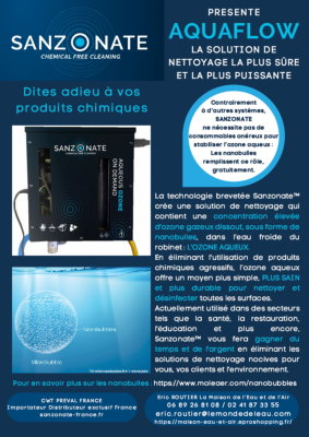 Boitier générateur d'ozone stabilisé SANZONATE