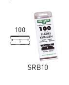 Lames CARBONE de grattoir vitres 4 cm (étui de 100)