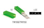 Lames CARBONE de grattoir vitres 10 cm (tui de 25)