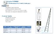 ECHELLE 3 BRINS LAVEUR DE VITRES