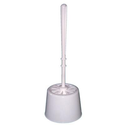 Brosse WC + BAC plactique blanc