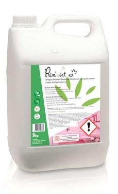 PRIM VERT 4D Détartrant Désinfectant Désodorisant Sanitaires ECOCERT 2x5 litres