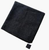 Lavette Microfibre qualit suprieure NOIRE 38 x 38 cm 320 g/m Saches 5 PC