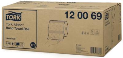 Essuie Mains Auto-Découpant blanc Tork CAPTIF Autocut TorkMatic x6 rouleaux