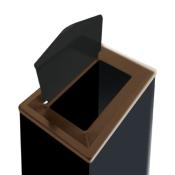Poubelle Tri Sélectif BOB COLOR 60 litres - COUVERCLE MARRON uniquement
