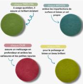 DISQUE GOUBLE FLEXIS MARBRE - 432 mm - 17'' CARTON DE 4 COULEURS