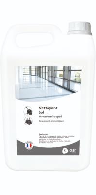 ASR Nettoyant Dégraissant Sol Ammoniaqué - Carton 2 x 5 Litres