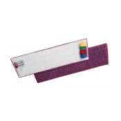 Frange Microfibre Velcro PULI-BRUSH rouge 40cm