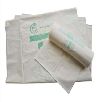Sacs Poubelle 60 litres Blanc Biodégradable - épaisseur 20 µ - Carton de 250