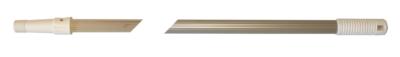Manche aluminium 150 cm - Embout avec filetage