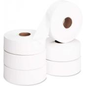 Papier Hyginique Maxi Jumbo blanc 2 plis Ecolabel MP Hygine x6 rouleaux