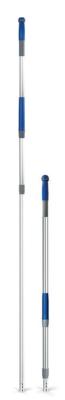 Manche Telescopique Ergoswing avec poignée rotative 106-184 cm et insert Bleu