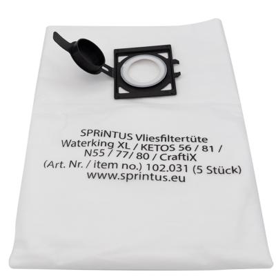 SAC ASPI FILTRE EN FEUTRE HEPA13 X 5 PC pour Sprintus CraftiX