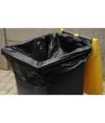Housse Conteneur 330 litres Noir - épaisseur 30 µ - Carton de 100