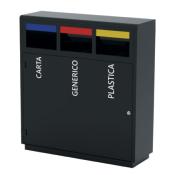 Station Tri Sélectif VERONA 3 x 40 litres