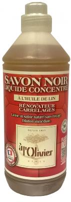 Savon Noir Liquide OLIVIER - bouteille de 1 litre