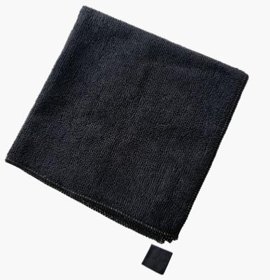 Lavette Microfibre qualité supérieure NOIRE 38 x 38 cm 320 g/m² Saches 5 PC