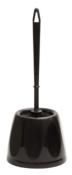 Brosse WC + BAC plactique noir