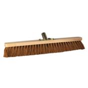 Balai coco 60 cm - support bois - sans manche