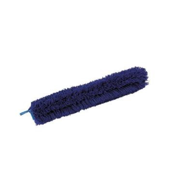Housse microfibre fils longs bleu pour flexible de depoussierage