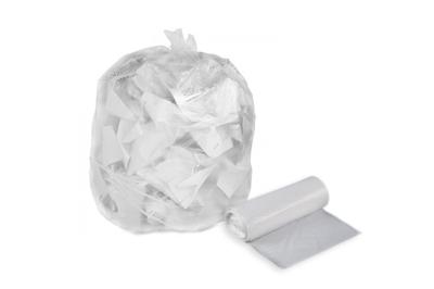 Sacs Poubelle 100 litres Transparent - épaisseur 30 µ - Carton de 200 poches