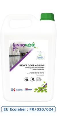 Nettoyant Sol Surodorant InnoVeyr INOV'R ODOR Agrumes ECOLABEL Bidon 5 litres