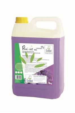 PRIM VERT NDS LAVANDE Nettoyant Désodorisant Sol ECOLABEL 2 x 5 Litres