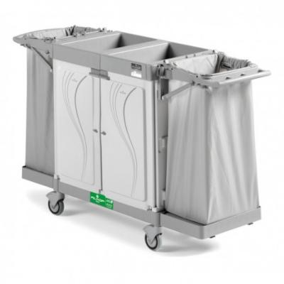 Chariot hotellerie ALPHA HOTEL 3631 avec portes sans paroi de séparation