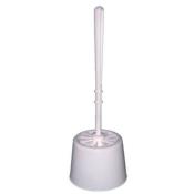 Brosse WC + BAC plactique blanc