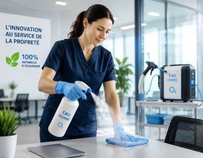 Eau ozonee : prix, usage et interet en nettoyage pro