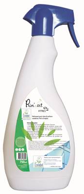 PRIM VERT VITRES pour vitres/surf. modernes ECOLABEL 6 x 750ml