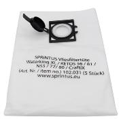 SAC ASPI FILTRE EN FEUTRE HEPA13 X 5 PC pour Sprintus CraftiX