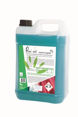 Lessive liquide pour linge (toutes températures) Ecolabel Carton 2 X 5 Litre