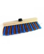 Balai coco z�br� 37.5 cm - support bois - sans manche