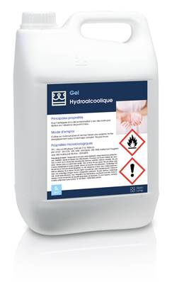 DISTRI LIMP Lotion Hydro Alcoolique pour distributeur à réservoir 2 X 5 Litres