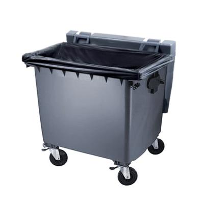 Housse Conteneur 750 litres Noir RENFORCE - épaisseur 35 µ - Carton de 50
