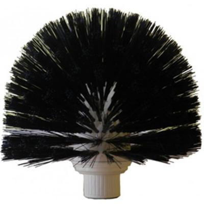 Tète de Loup boule noire crin avec douille à vis