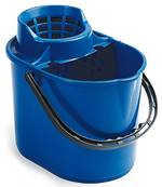 Seau PLUTO 12L bleu avec gouttoir